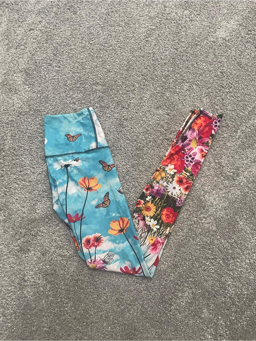 Yoga Democracy Flower Bomb Eco Friendly Leggings